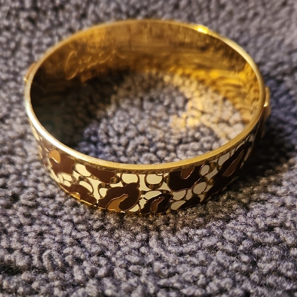 New Coach Ocelot Gold-tone Bangle - Picture 6 of 6